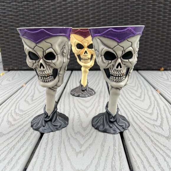Vintage Halloween glassware, Halloween decorations - Picture 1 of 7